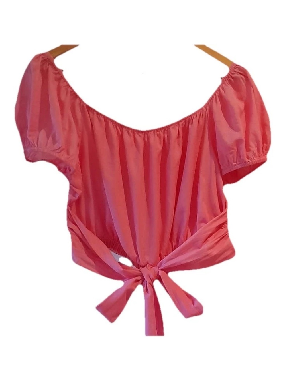 Spell Azalea Pink Tiered Maxi Skirt and Crop Top Set XS - Picture 14 of 14